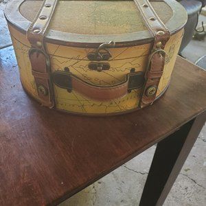 Vintage world map hand bag